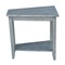 International Concepts Keystone Accent Table, Heather Grey-Antique Washed OT105-45 - alternate 2
